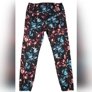 🌷🪻🌺ProPlayer Floral Leggings, M🌺🪻🌷